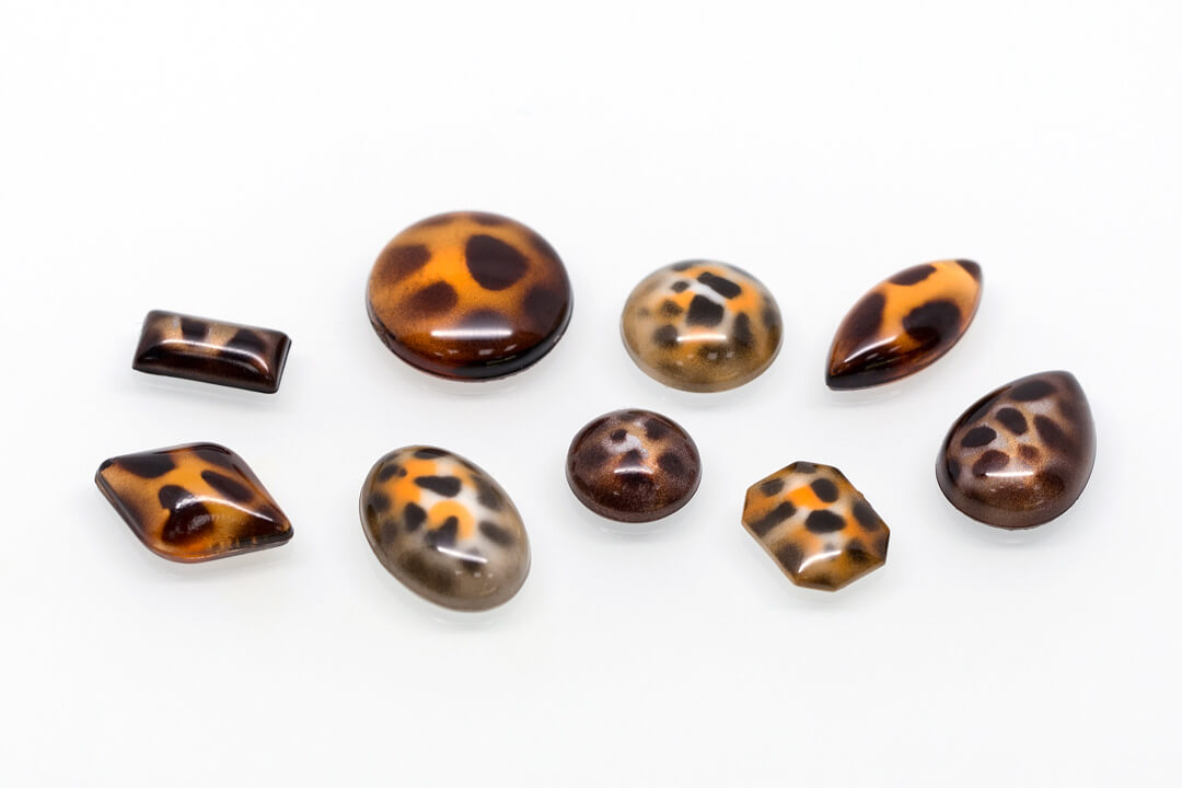 acrylic-rhinestone-animal print leopard