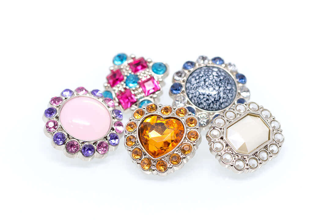 Wholesale FINGERINSPIRE 6Pc Zircon Rhinestone Buttons Crystal Sew on  Clothing Buttons 