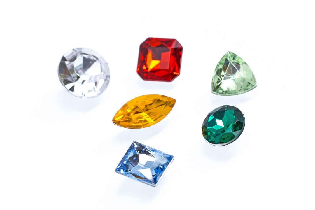 SUPVOX Gemas Transparentes AB Cristales de Coser de Acrílico Facetados Diamantes de Imitación de Espalda Plana para Decoración de Vestido Ropa 50 Piezas 13x22mm 