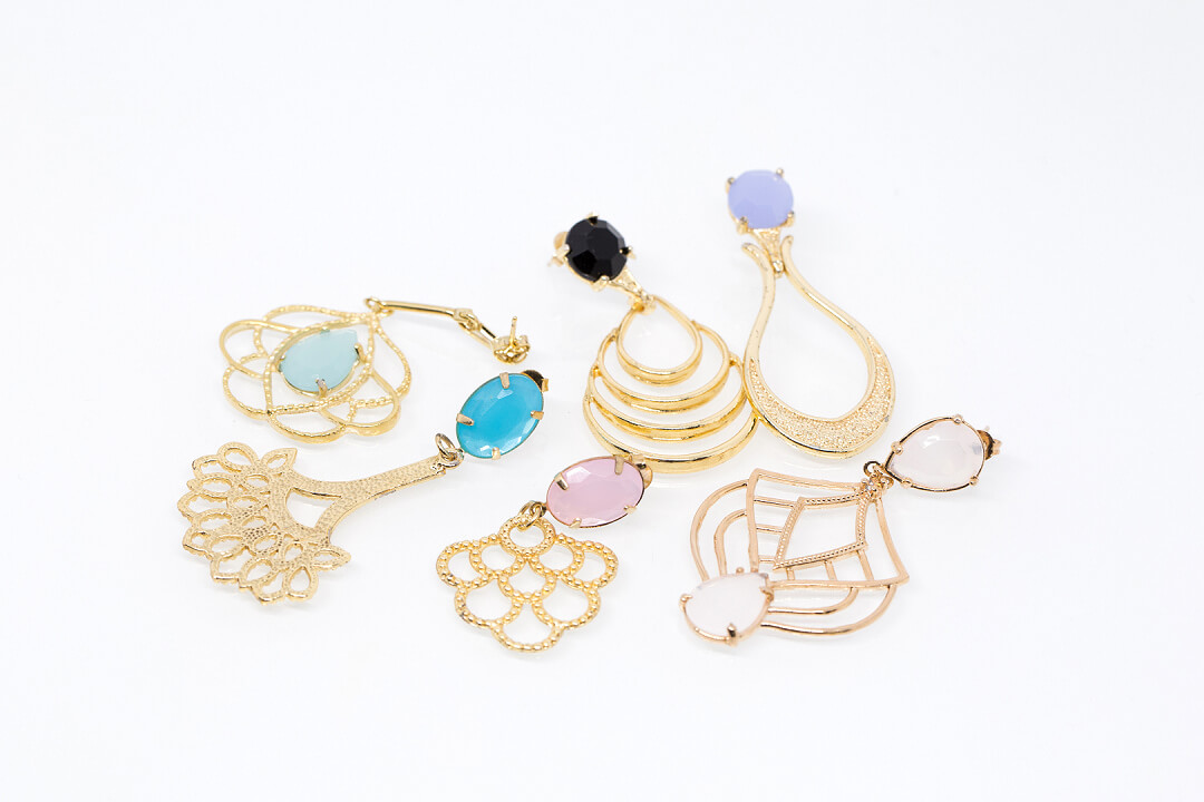 opal and gold rhinestone earrings-4
