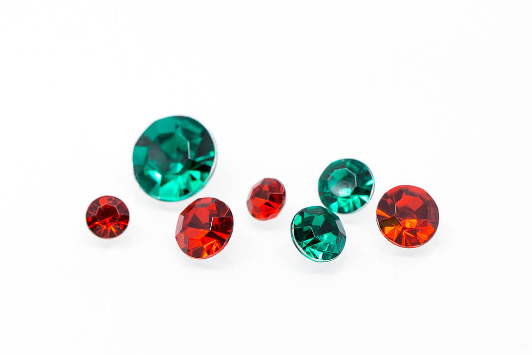 green and red rhinestones for jewelry-5