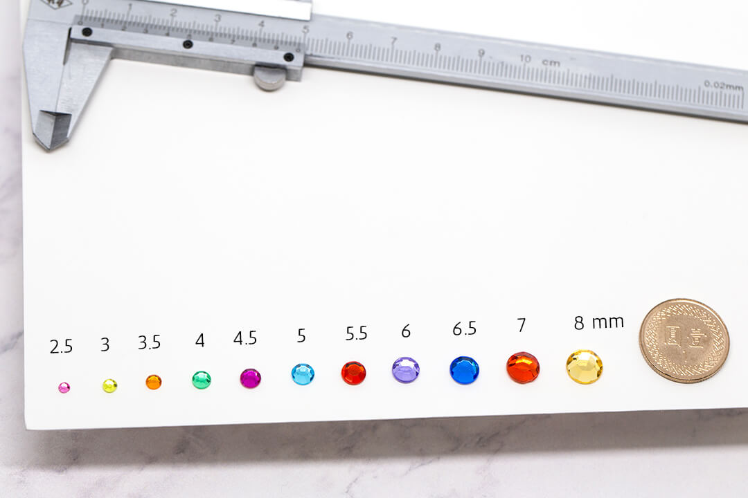 Pearl Size Chart Actual Size