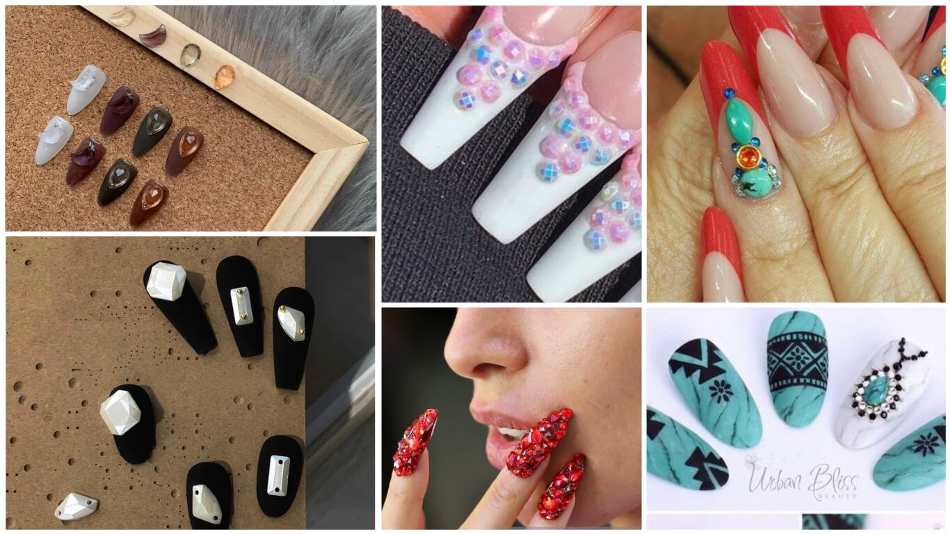 Read more about the article 6 Gorgeous Rhinestone Nail Art Designs to Try Right Now