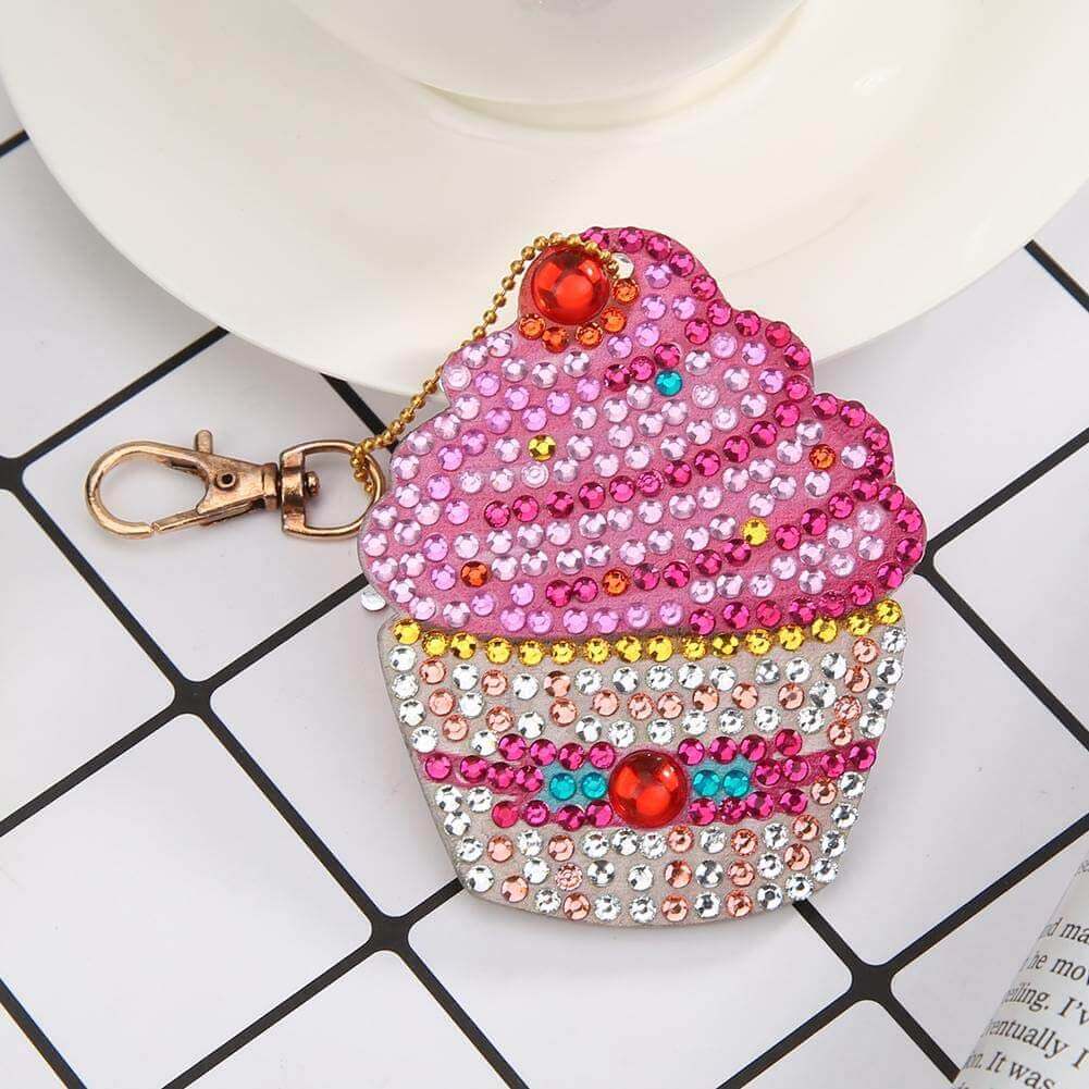 craft rhinestones-6-rhinestone keychain