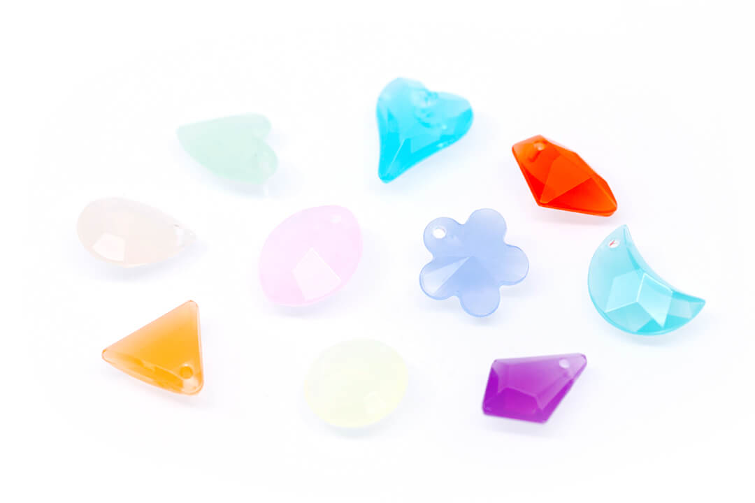 acrylic pendants-opal charms wholesale