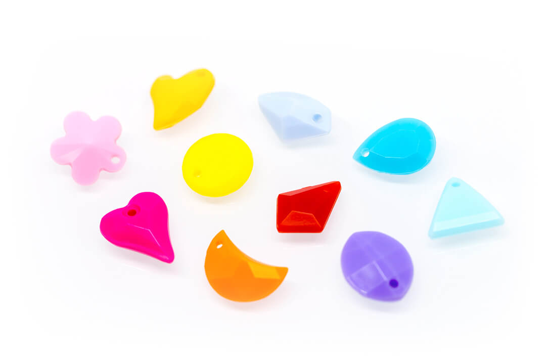 acrylic pendants opaque-bulk charms for jewelry making